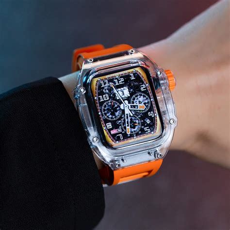 richard mille apple watch strap|Richard Mille Apple Watch case.